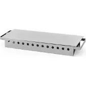 Hendi Schotelwarmer 3-pits – roestvast staal – krasbestendig – 450x180x65 mm
