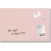 Sigel glasmagneetbord - ARTVERUM - mat roze - 60x40cm - frameloos - SI-GL514