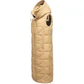 NAVAHOO dames gewatteerd vest Brezelchen – Lang & Warm