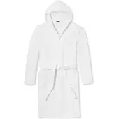 Schiesser Badjas lang ' Essentials ' offwhite