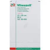 Vliwazell Kom 15x20 Steriel 30 St Compressen