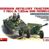 Mini art Duitse T-70+76.2mm FK 288 met bemanning
