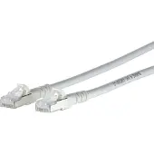 BTR NETCOM Patchkabel Cat.6A1308451088-E10GB_T AWG26 weiss Länge 1 m