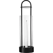 Design House Stockholm Lotus windlicht zwart