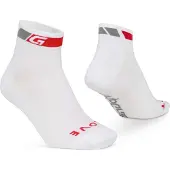 Gripgrab - Classic Low Cut Zomer Fietssokken 1 Paar Korte Coolmax Sokken - Wit - Unisex - Maat S (38-41)