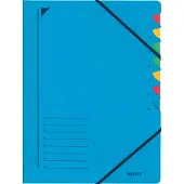 Leitz sorteermap blauw (7 tabs)