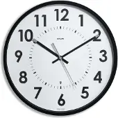 Cep Orium Abyliss radiografische wandklok, quartz, stil, zwart