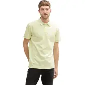 Tom Tailor Shirt pasteelgeel / wit