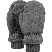 Barts Want Kids Fleece Mitts Heather Grey-XS