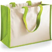 Westford Mill Printers - Cabas de courses (21 litres) (Taille unique) (Vert pomme) - UTBC3348