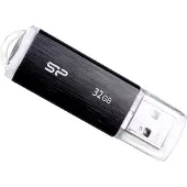 Silicon Power 32GB Ultima U02 USB 2.0 flashdrive Zwart