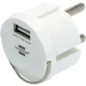 Brennenstuhl USB-stopcontactadapter 2,4A wit - 1508110