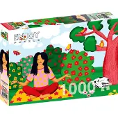 Enjoy Puzzle Yoga in the Park Puzzel (1000 stukjes)
