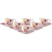 Villeroy & Boch Mariefleur Basic - 80 ml Set van 6