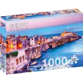 Enjoy Puzzle Vieste on the Rocks, Italy Puzzel (1000 stukjes)