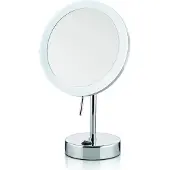 kela Make-up Spiegel met LED verlichting Sabina Silver Shining