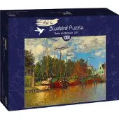 Bluebird Puzzle legpuzzel Claude Monet - Boats at Zaandam 1000 stukjes.