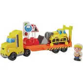 Ecoiffier Construction site toy - - Excavator and truck with accessories - Yellow - Unisex - 18 months+