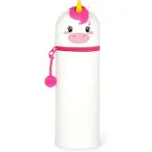 Legami Trousse en silicone Blanc et rose
