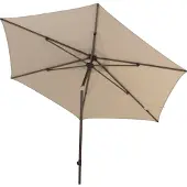 4 Seasons Outdoor Azzurro stokparasol Ø300 cm beach solefin - Wenge frame