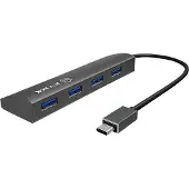 Raidsonic technology RAIDSONIC IB-AC6405-C 4-poorts USB-C-hub Zwart