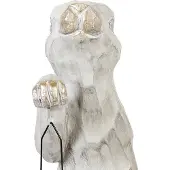 Beliani GERLAND - Decoratief accessoire-Wit-Lichtbeton (MgO)