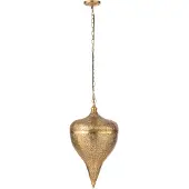 J-Line Hangende lamp druppel metaal goud large