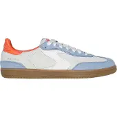 SKECHERS Hotshot For The Win Leren Dames Sneakers Lichtblauw/multi