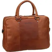 The Chesterfield Brand Boston - Laptoptas - Cognac - Met Laptopvak