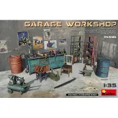 Mini art Garage Workshop Kit - Modelbouw werkplaats 1:35 - 35596