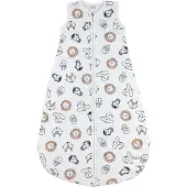 Meyco Baby Animal baby zomerslaapzak rond - multicolour - 74cm - 0.5 TOG