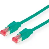 Secomp DÄTWYLER Patchkabel Kat.6 (Class E) S/FTP, CU 7702 flex LSOH, Hirose TM21, grün, 10 m