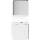 Vicco Ruben Badkamermeubel set – 2 delen Wit