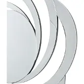 Beliani TREBAN - Wandspiegel - Zilver - Glas