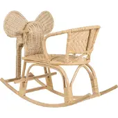 Beliani AMPOLLINO - Kinderstoel-Natuurlijk-Rotan