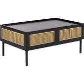 Beliani CULLEN - Salontafel - Zwart - MDF