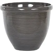 Beliani TESALIA - Plantenbak - Donkerbruin - 49 cm - Polyresin