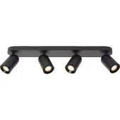 TRIO PUNCH - Plafondspot - 4xGU10 - Zwart