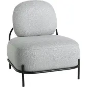 Meet by Paperflow Fauteuil ADMIRAAL, retro-look, B 665 x D 710 x H 770 mm, grijs