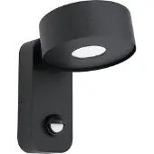 Eglo Palosco Wandlamp Voor buiten - Met bewegingssensor - IP44 - Zwart
