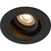 Lucide EMBED - Inbouwspot - Ø 9,1 cm - 1xGU10 - Zwart