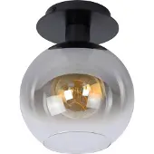 Lucide MARIUS - Plafonnière (Plafondlamp) - 1xE27 - Zwart