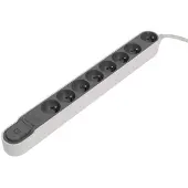 Chacon Contactdoos Grijs (49812)