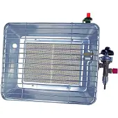 Big Buy Cooking Mobile infrared heater - - Piezo brazier - Propane gas - Gray