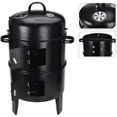 Huismerk Premium BBQ Smoker Zwart - 40 x 78 cm