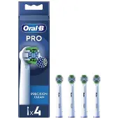 Milagro Pro Precision Clean-opzetborstels, verpakking van 4 stuks