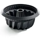Lékué Bakvorm Savarin 22 cm Siliconen Black