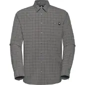 Mammut - Lenni Longsleeve Shirt - Overhemd S, grijs