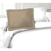 Lovely Home Kussensloop 100% katoen 2 Onderdelen Beige (50 x 70 cm)