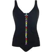 Sunflair Tankini lichtblauw / appel / lila / zwart